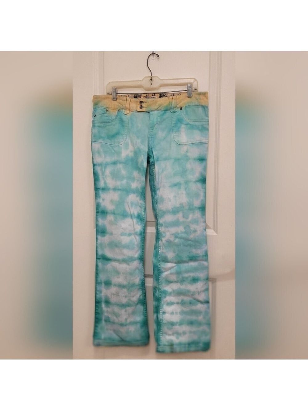 YMI Tie-dye Graphic Print Pants Sz 15